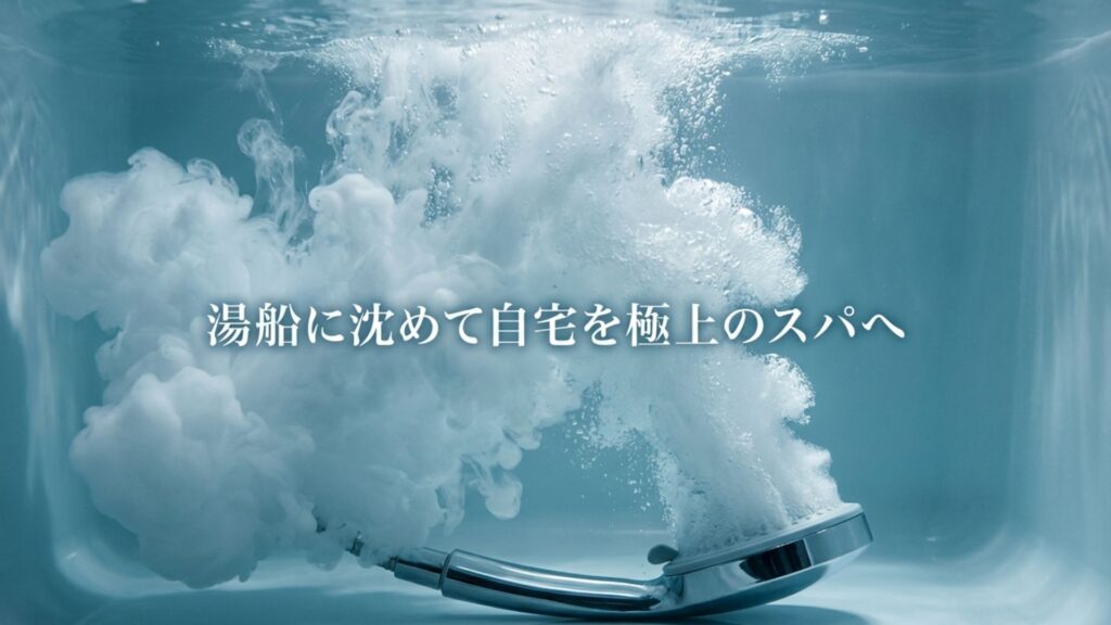 湯船に沈めて自宅を極上のスパへ