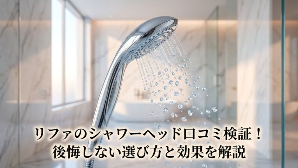 リファのシャワーヘッド口コミ検証と後悔しない選び方