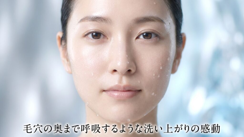 毛穴の奥まで呼吸するような洗い上がりの感動