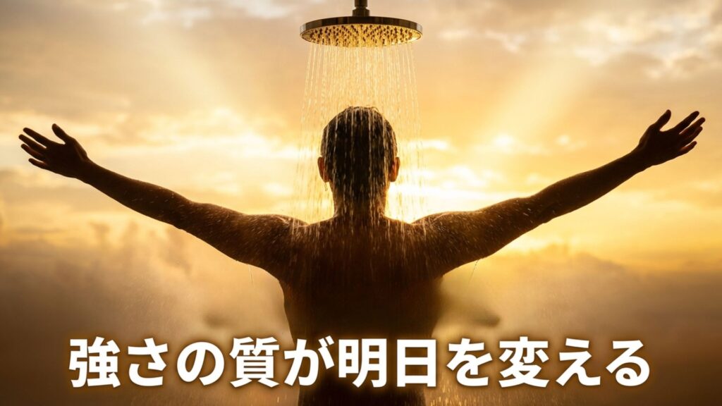 シャワーヘッドは水圧の強さの質が明日の疲れを変える