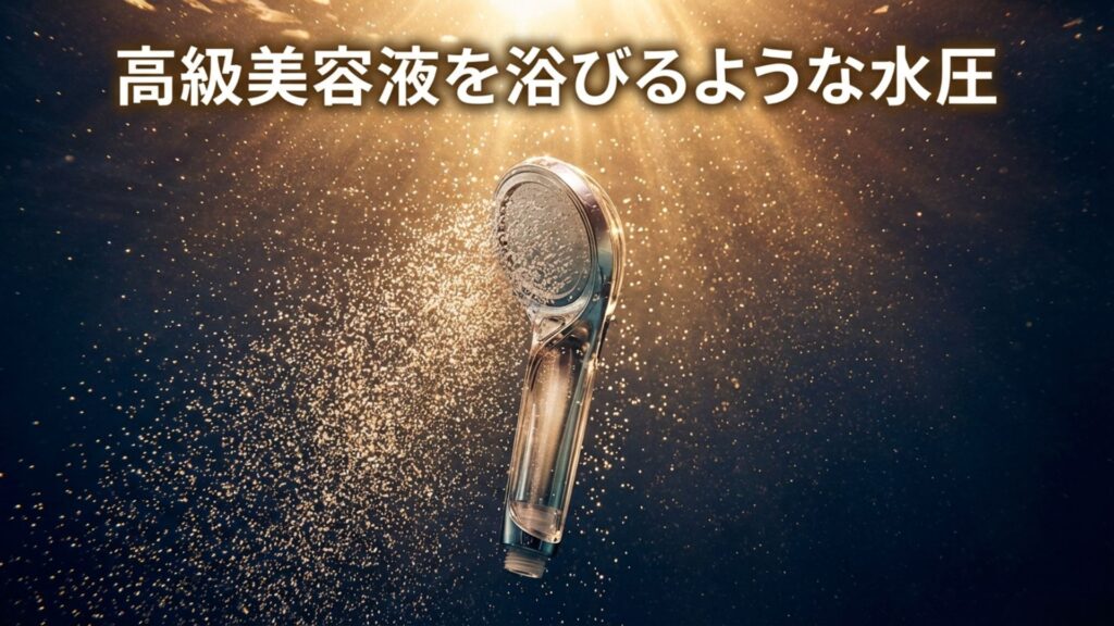 高級美容液を浴びるような水圧を体験できるおすすめシャワーヘッド