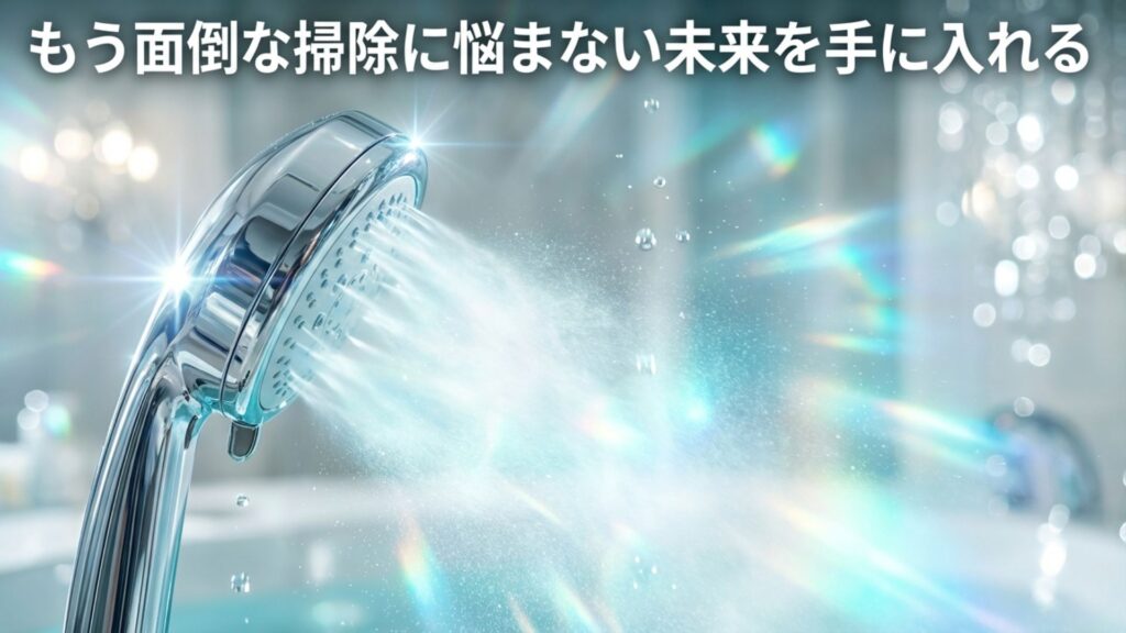 最新のシャワーヘッドを選んで、もう面倒な掃除に悩まない未来を手に入れるための提案