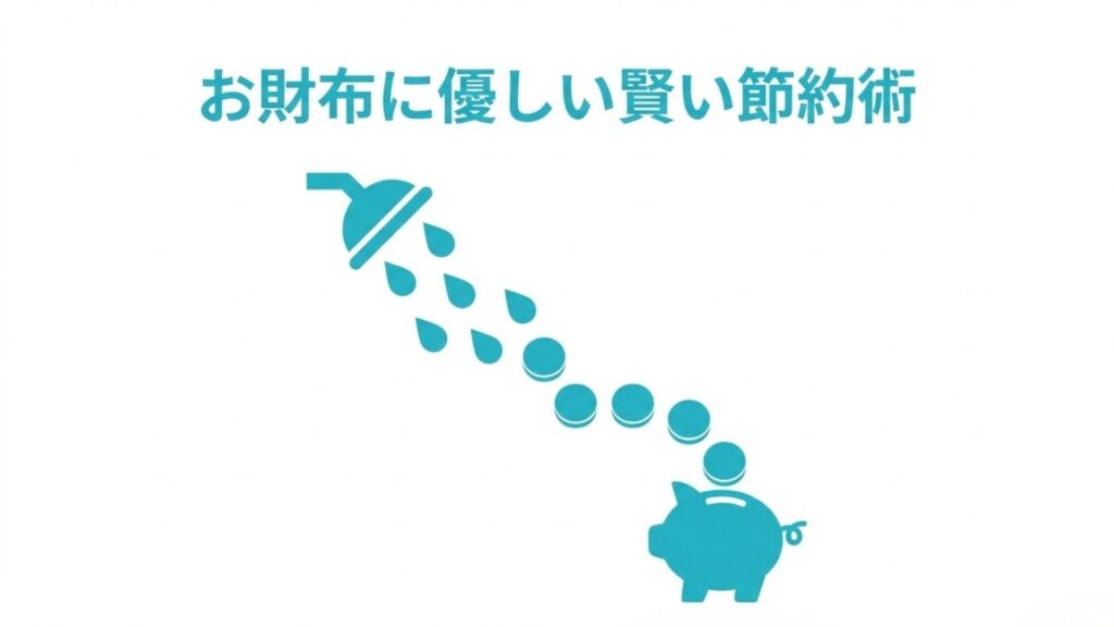 お財布に優しい賢い節約術を表現したイメージ画像